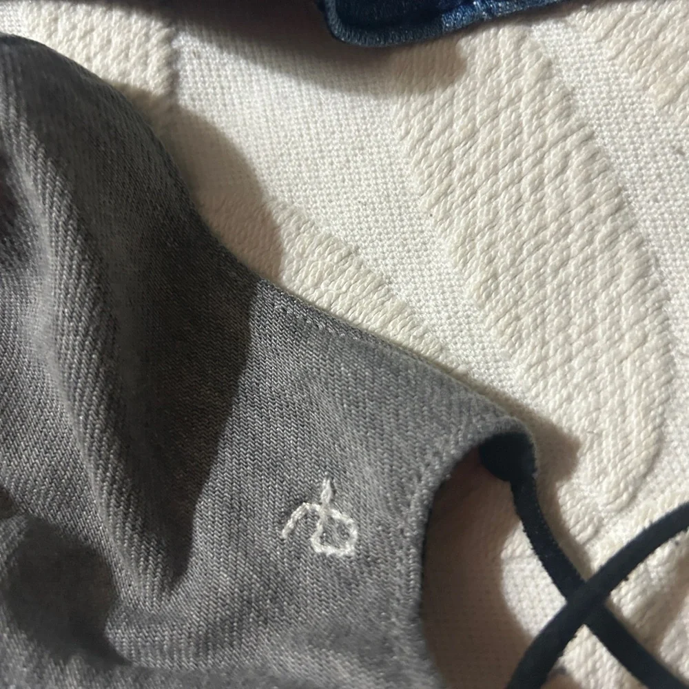 Good used condition, rag and bone denim Blue and Gray Face Masks.